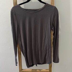 Athleta Women's Long Sleeve Charcoal Top